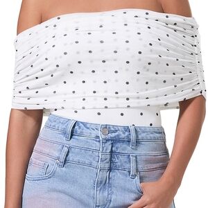 17. NWT AFRM Divya Off the Shoulder Bodysuit